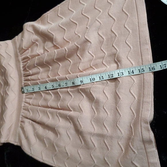 ROMEO + JULIET COUTURE Pinkish Peach Chevron Sweater Mini Dress-EUC-Sz XS - Picture 15 of 15